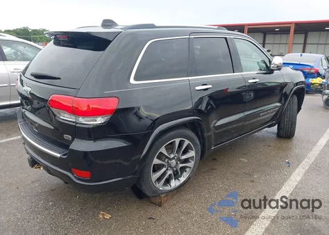 2017 Jeep Grand Cherokee Overland z USA, uszkodzony, nr VIN 1C4RJFCG5HC904470
